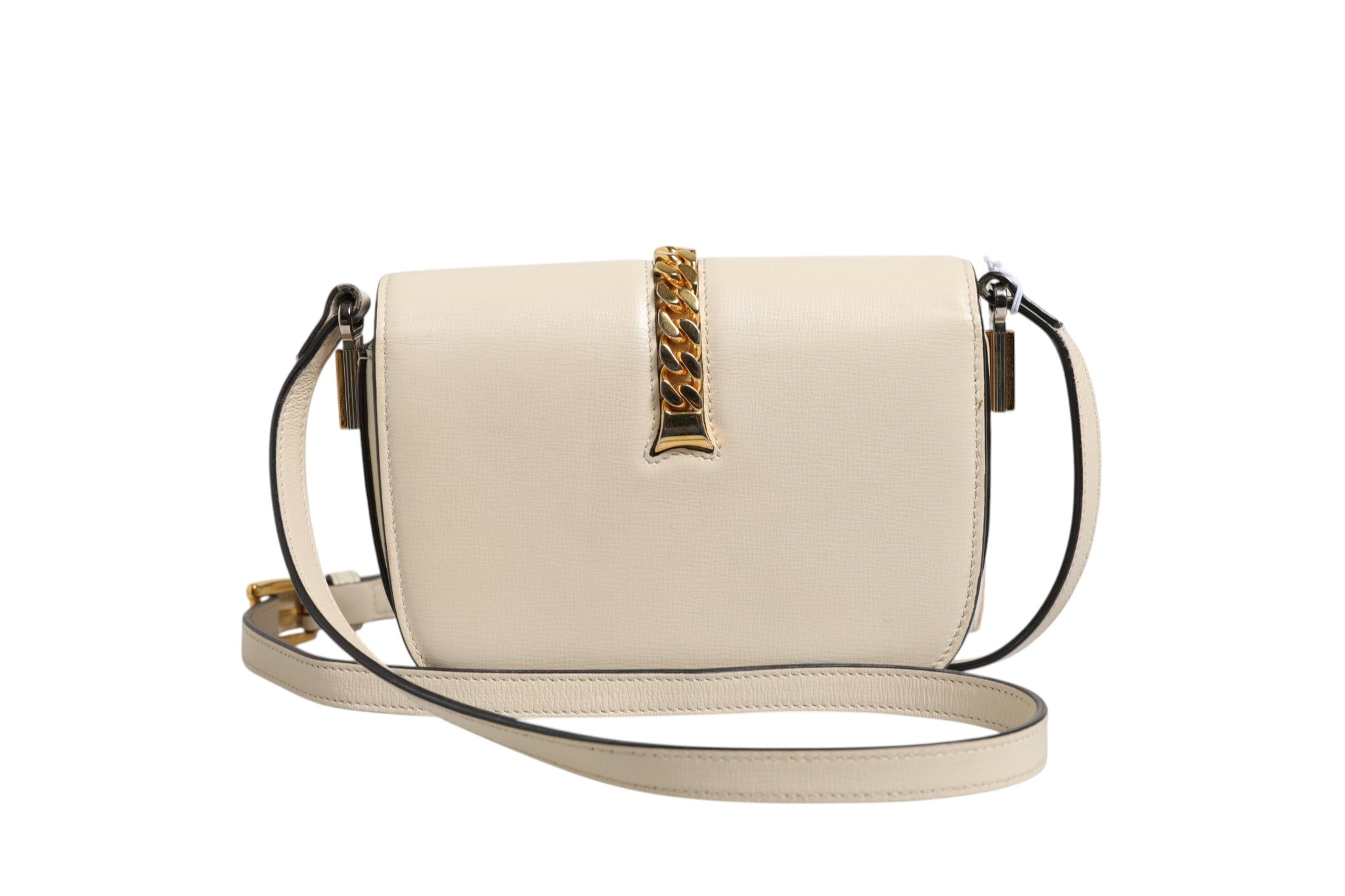 Gucci Sylvie 1969 Mini Leather Shoulder Bag - Designer Artisanal