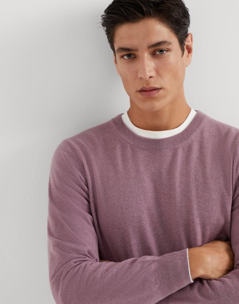 Brunello Cucinelli Bicolor Cashmere Sweater