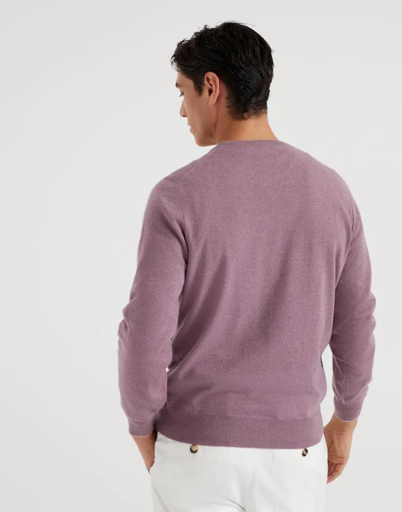 Brunello Cucinelli Bicolor Cashmere Sweater