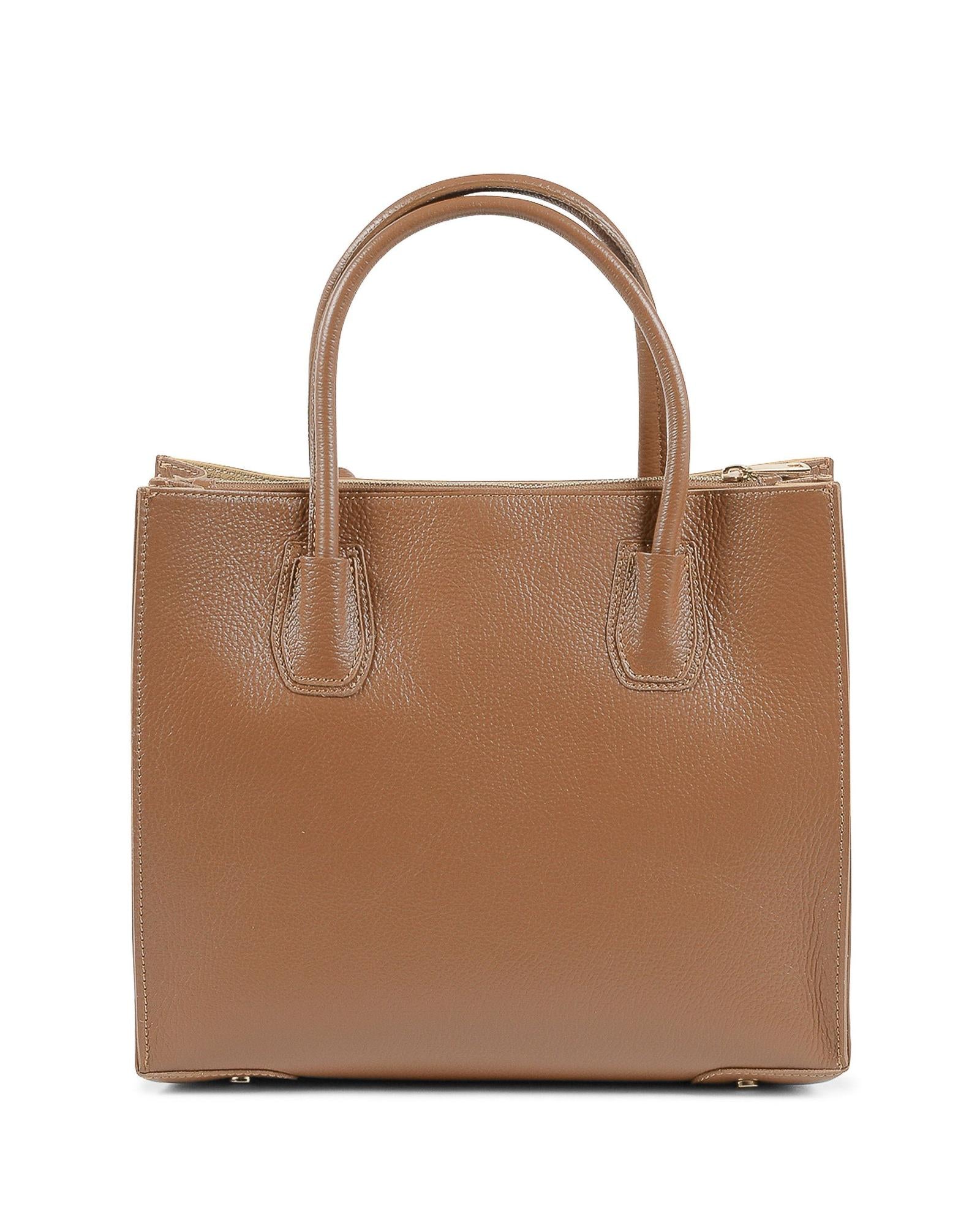 Discover the V Italia 19V69 Brown Leather Tote Bag, a masterpiece of Italian craftsmanship in luxurious leather, perfect for the discerning individual who values elegance.