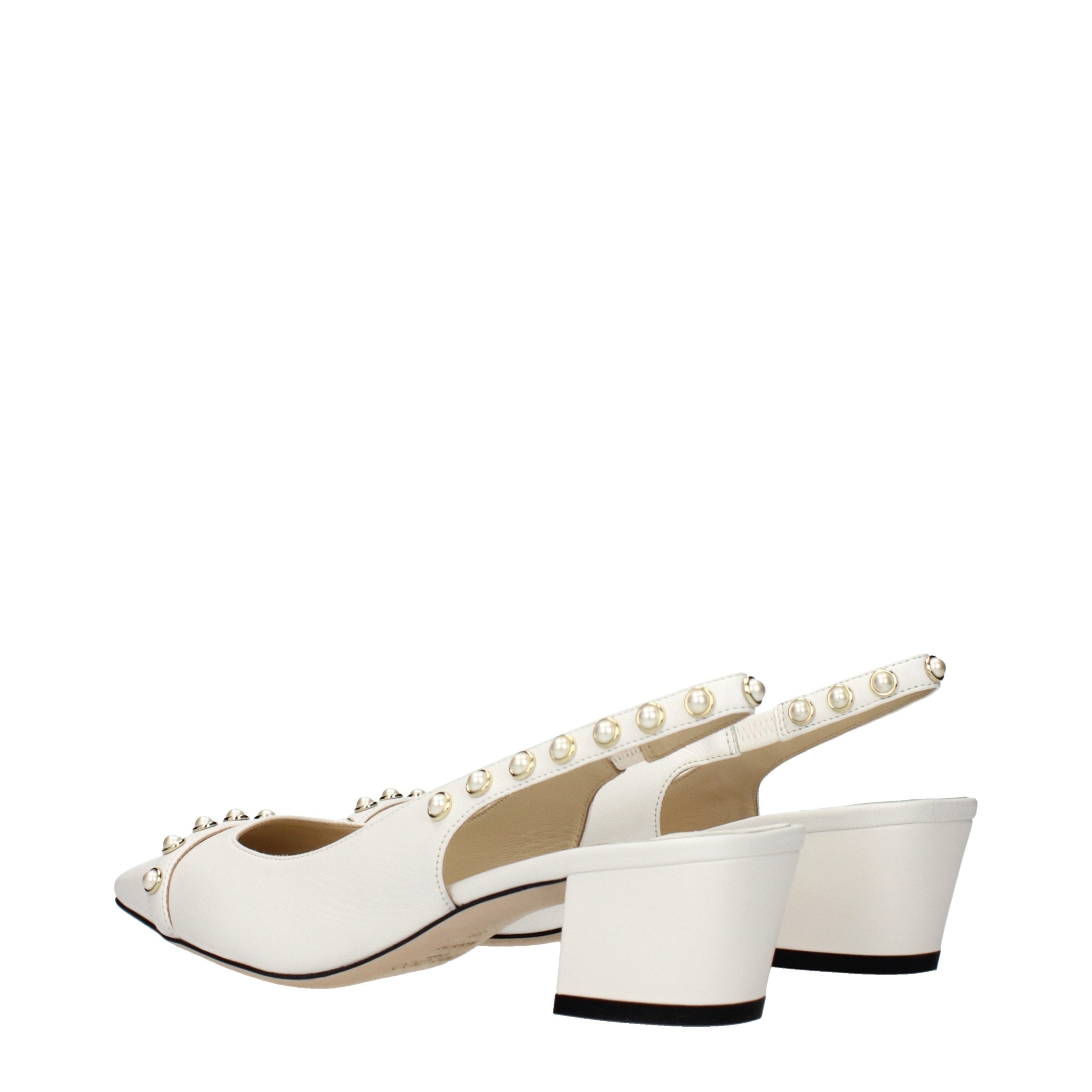 Jimmy Choo Blue Leather Flat Sandals