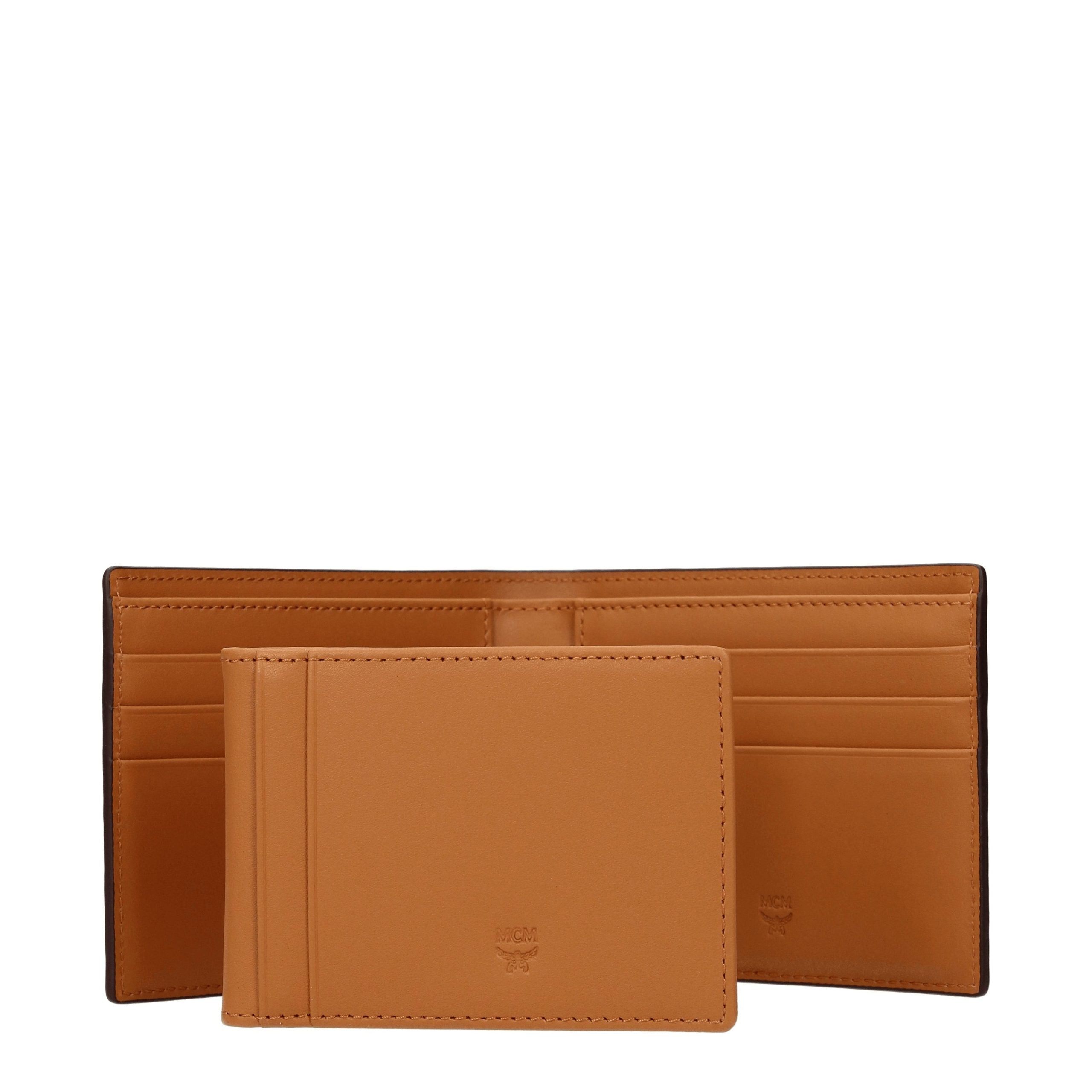 Discover the MCM Brown Fabric Wallet, a luxurious leather accessory that seamlessly blends sophistication and functionality, perfect for the discerning individual.