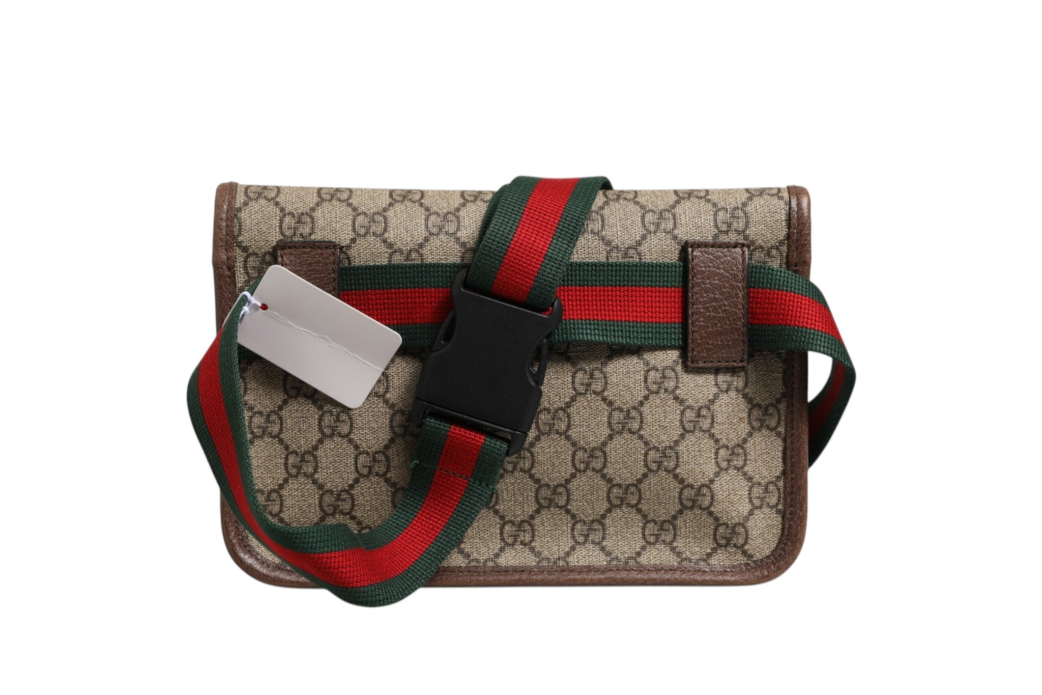 Gucci Supreme Monogram Neo Vintage Web Belt Bag - Designer Luxury