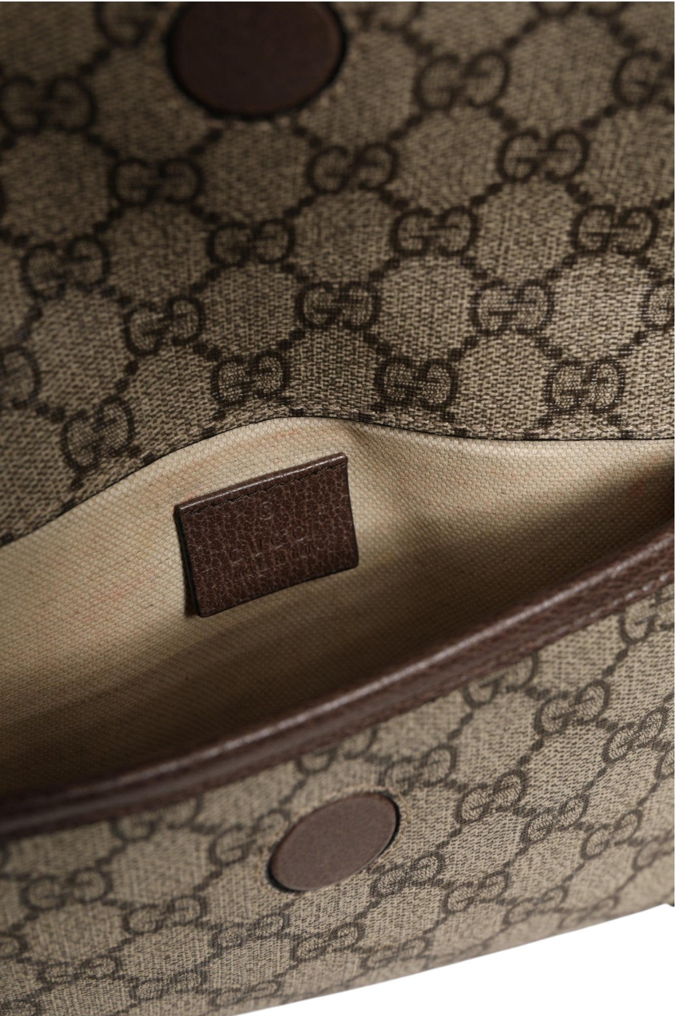 Gucci Supreme Monogram Neo Vintage Web Belt Bag - Designer Couture