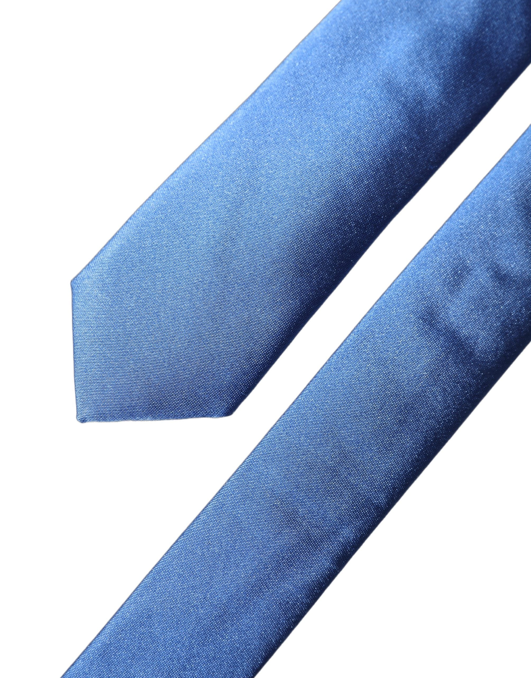 Dolce & Gabbana Blue Silk Necktie - Timeless Italian Elegance
