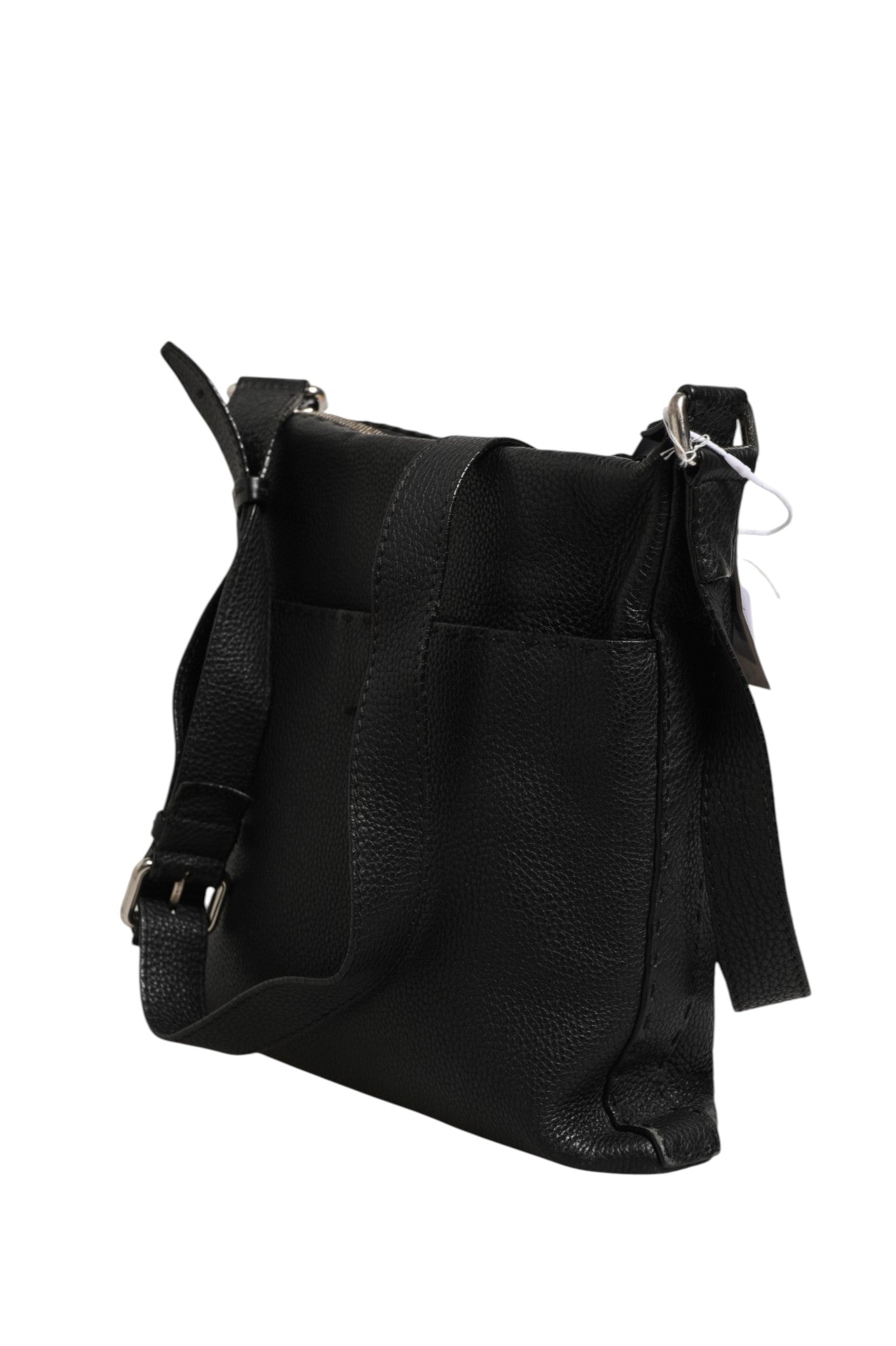 Fendi Selleria Leather Messenger Crossbody Bag