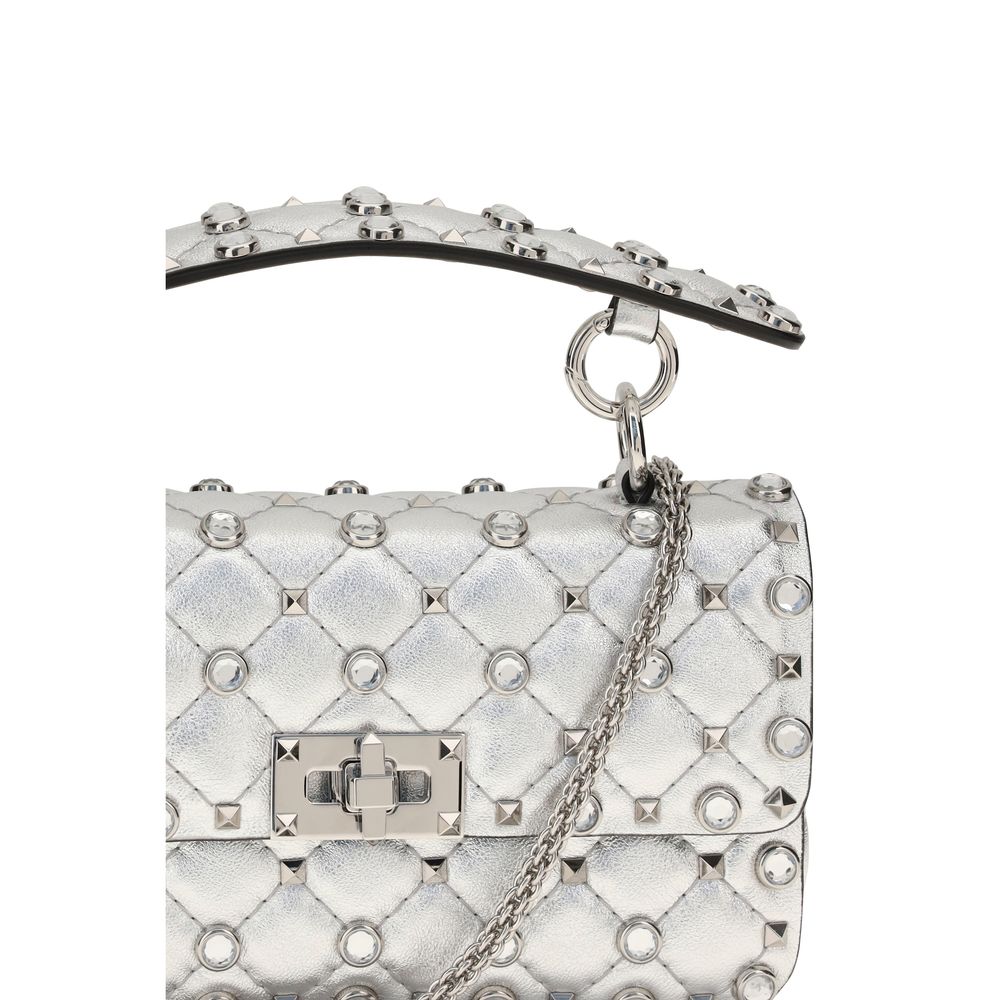Valentino Garavani Silver Lamb Ovis Aries Aries Shoulder Bag