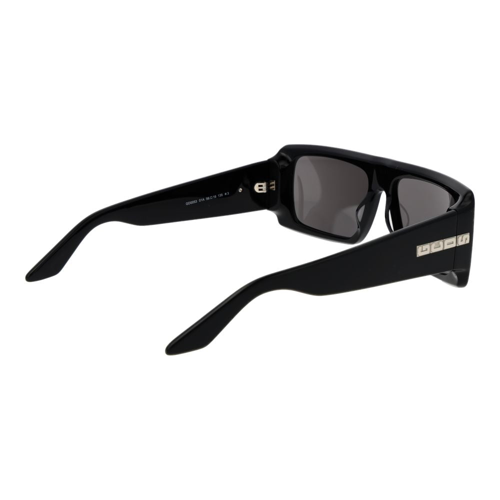 GCDS Black Acetate Sunglasses - Designer Luxury Eyewear