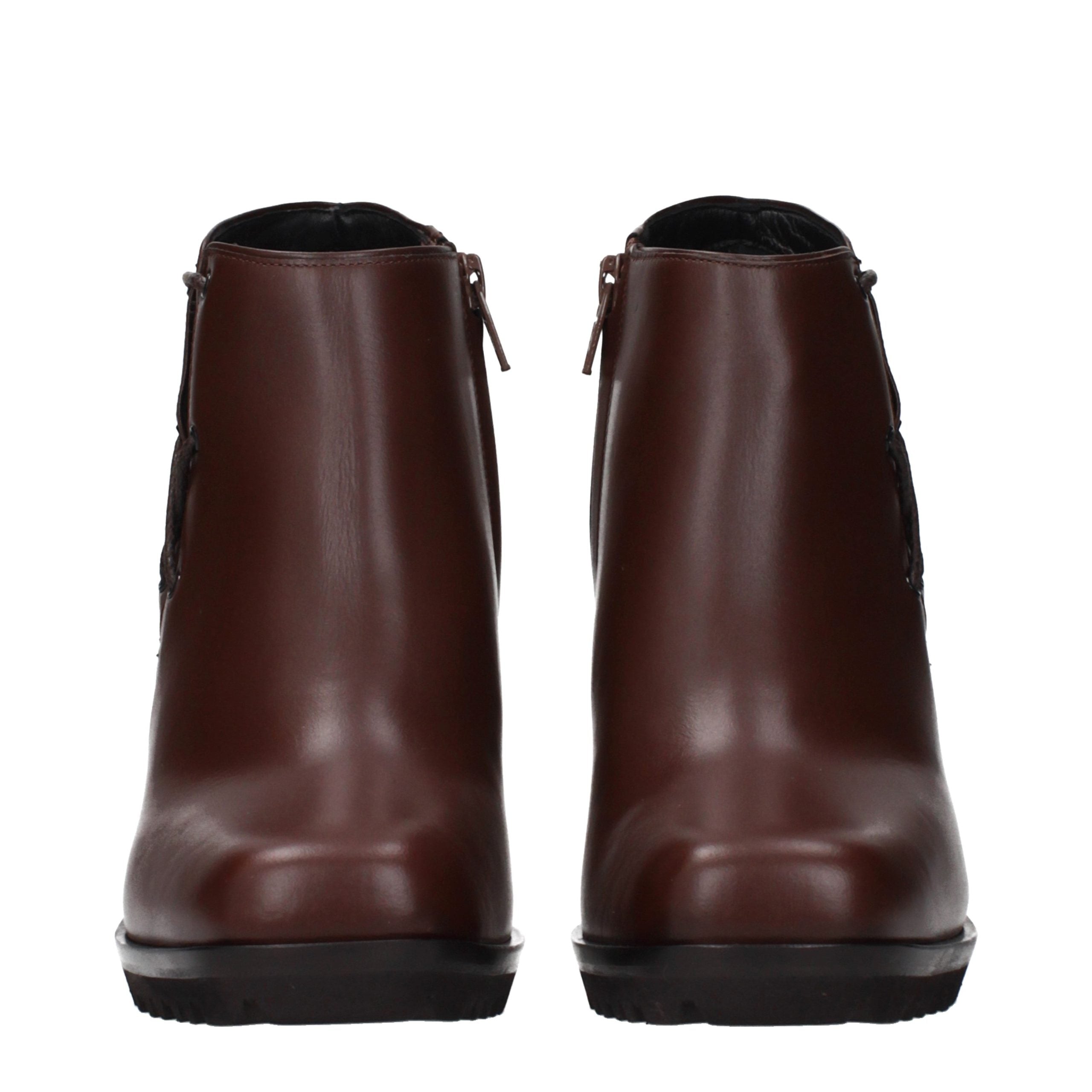 Discover the Max Mara Brown Leather Ankle Boots, a masterpiece of Italian craftsmanship that embodies elegance and versatility for the discerning fashion connoisseur.