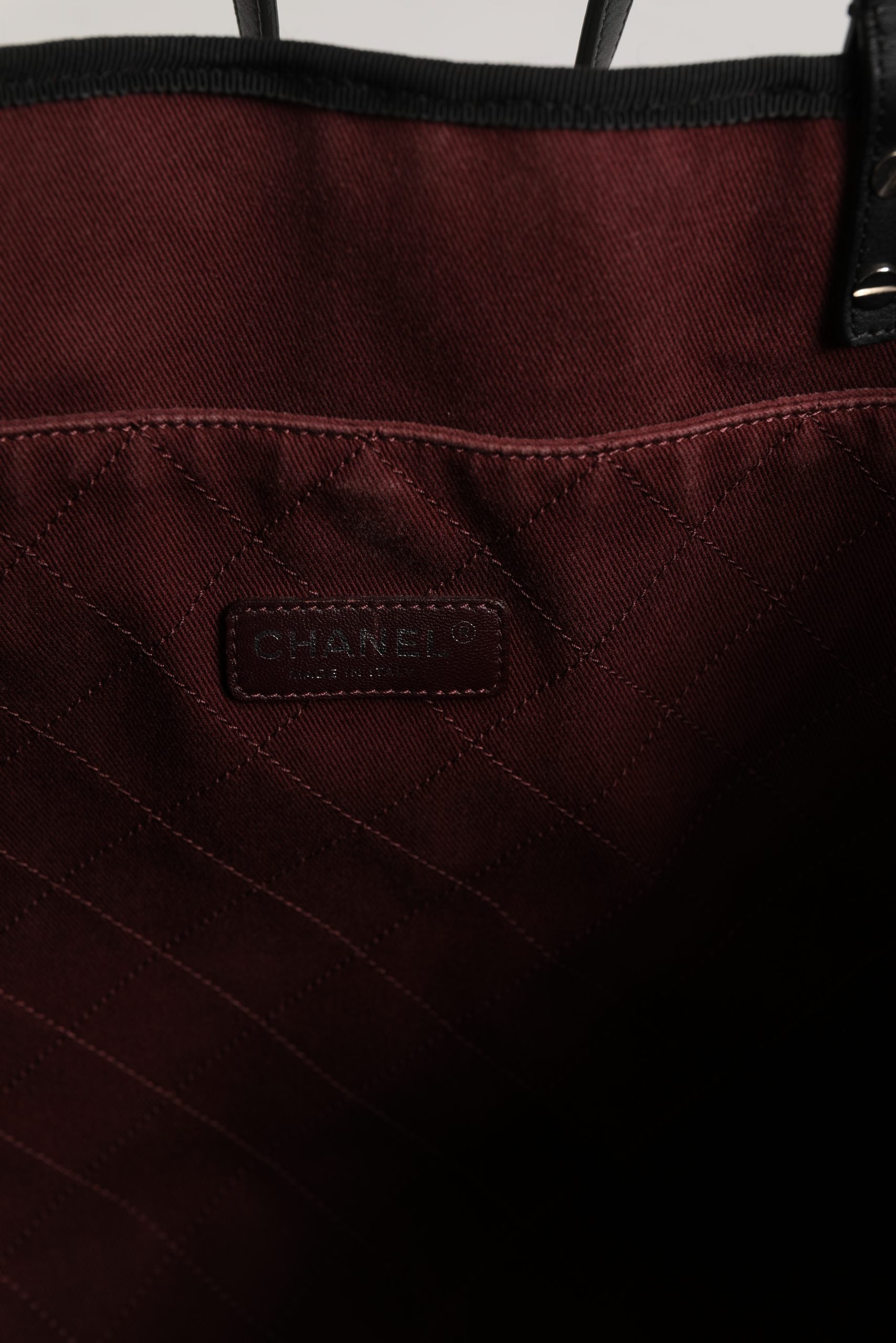 Chanel Ladies First Canvas Shopper Tote Bag - Artisanal Luxury