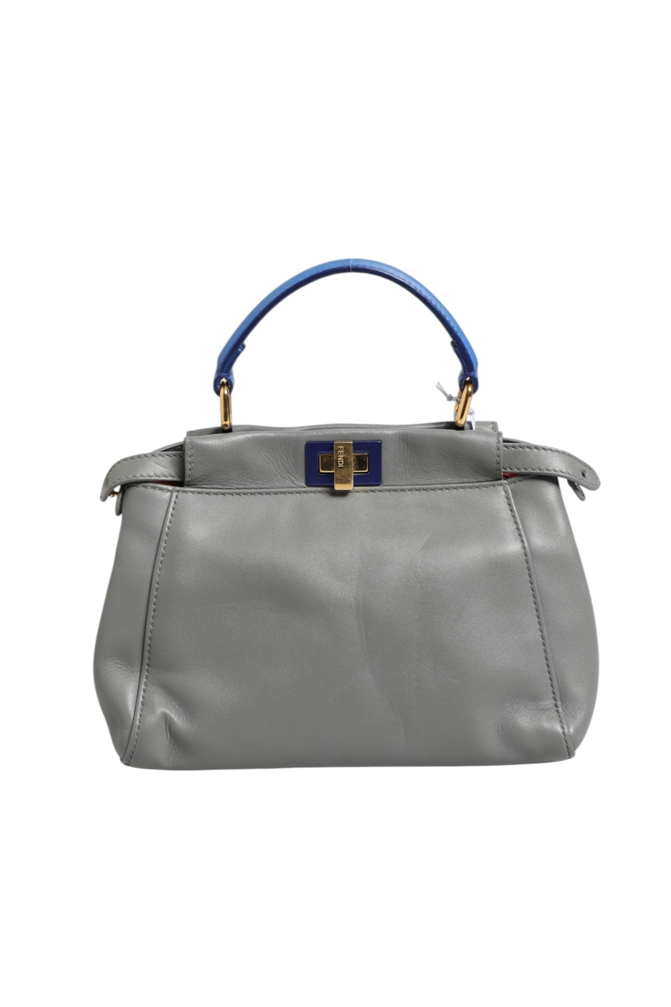 Discover the Fendi Mini Peekaboo Blue Grey, a masterpiece of Italian craftsmanship that embodies timeless elegance and sophistication for the discerning individual.