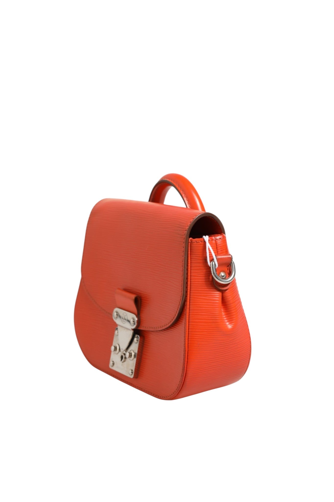 Discover the Louis Vuitton Epi Leather Eden PM Bag, an exquisite blend of vibrant orange elegance and artisanal craftsmanship, perfect for elevating any sophisticated ensemble.