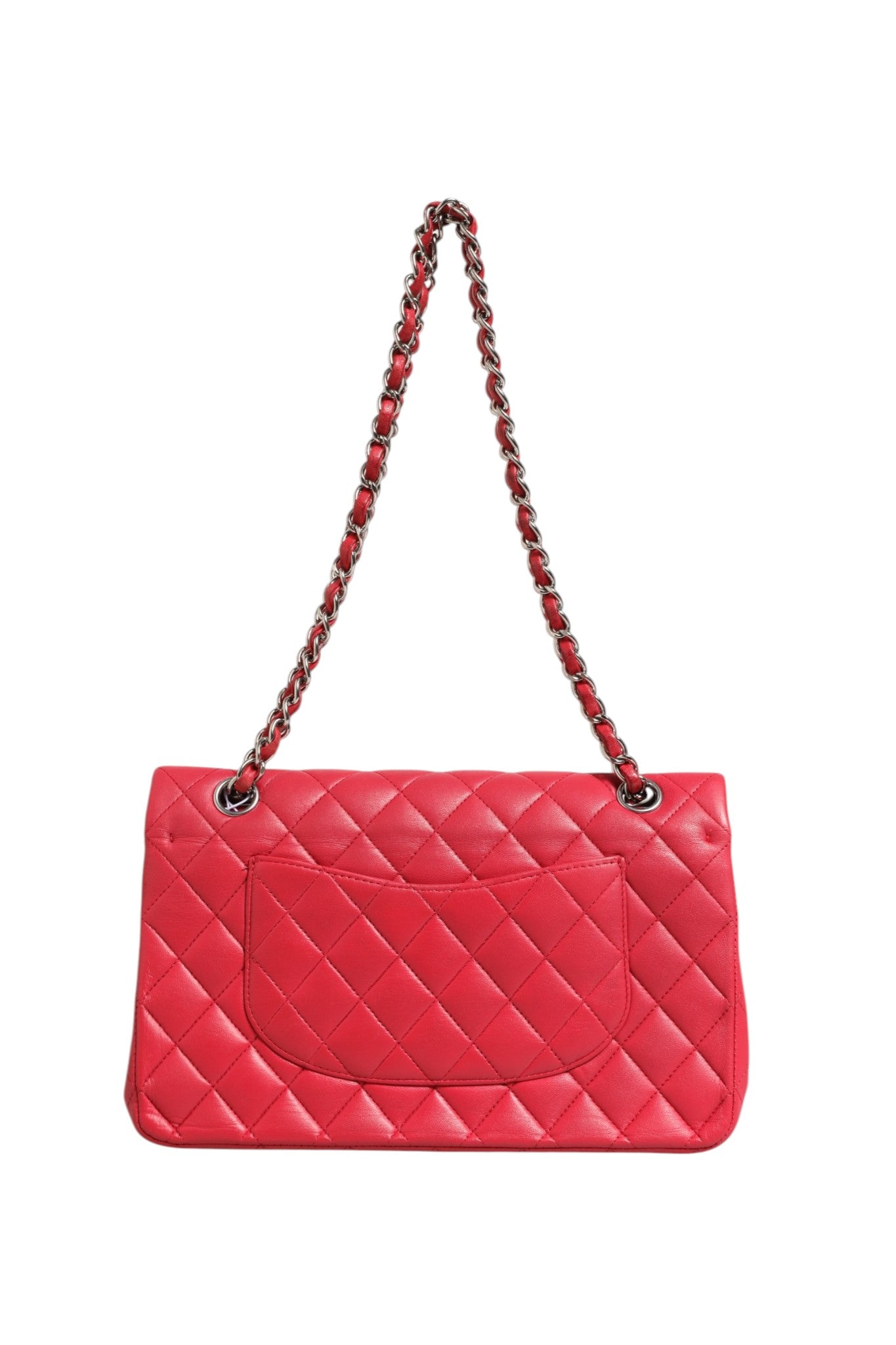 Chanel Classic 25 Medium Flap Bag | Artisanal Luxury Red Elegance