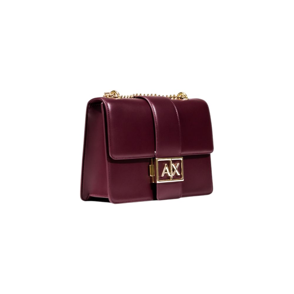 Elevate your allure with the Armani Exchange Bordeaux Polyester Handbag, a sophisticated blend of modern design and luxurious craftsmanship, perfect for any refined occasion.