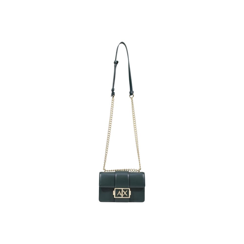 Discover the Armani Exchange Green Polyester Handbag, a symbol of modern elegance and refined craftsmanship, perfect for those who embrace luxury and sophistication.