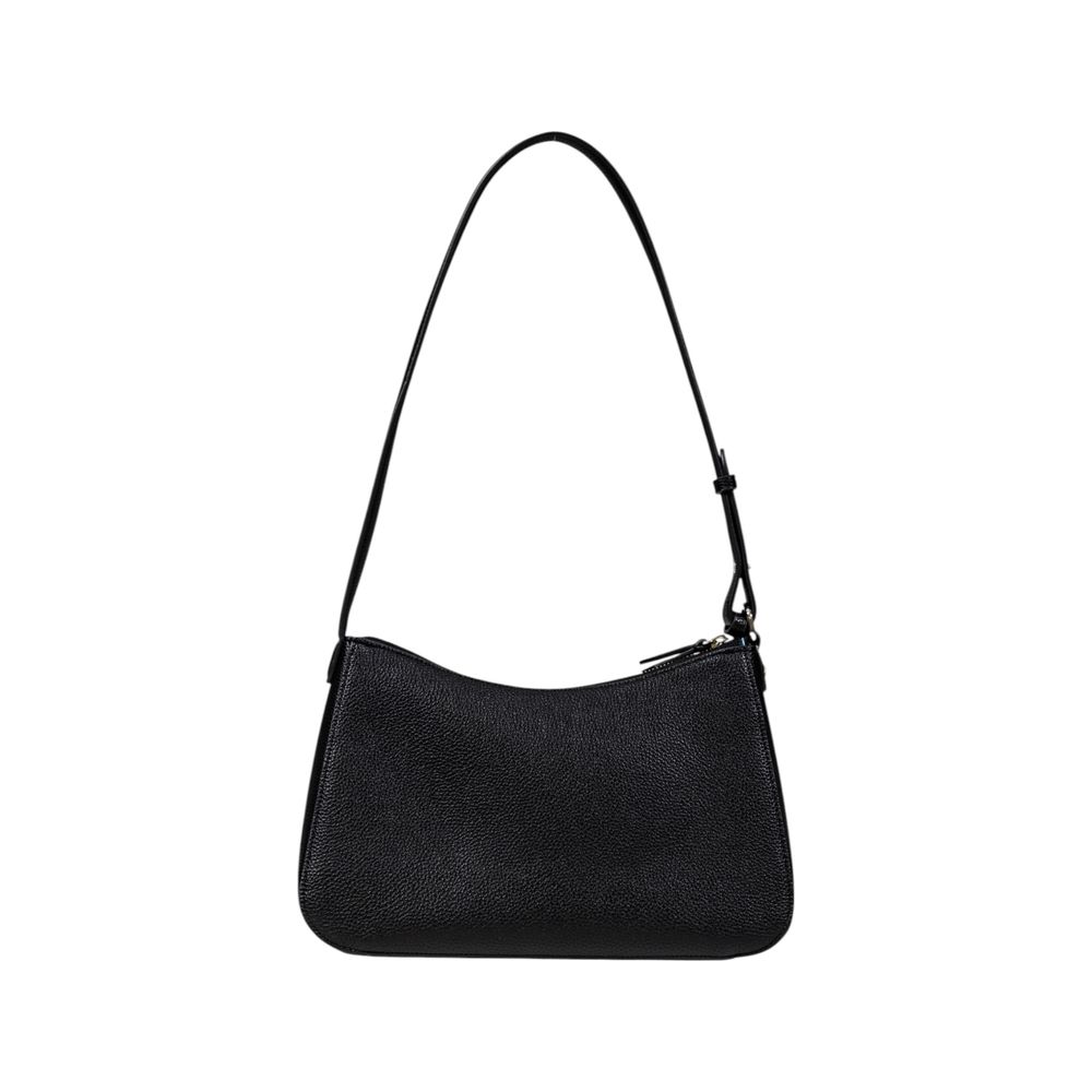 Elevate your style with the Armani Exchange Black Polyester Handbag, a fusion of refined craftsmanship and luxurious design, perfect for the discerning individual.