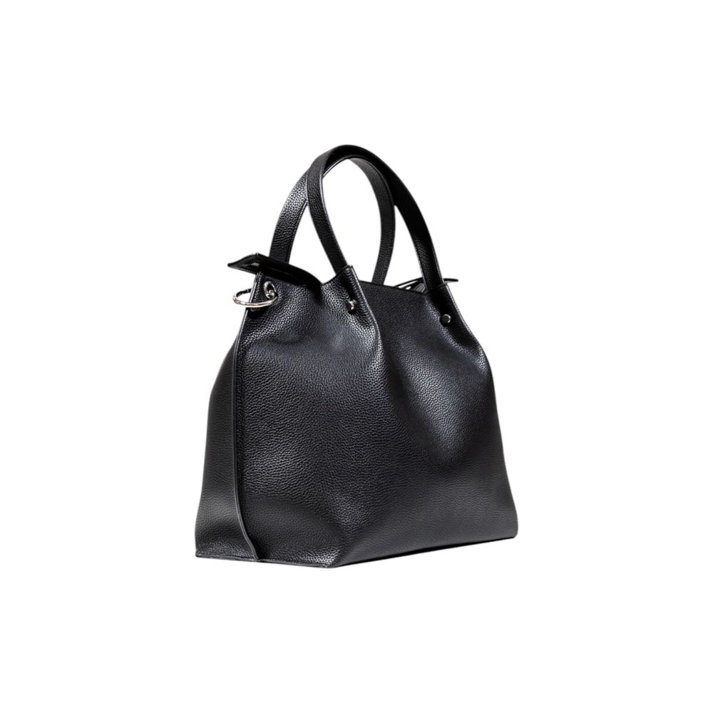 Discover the Armani Exchange Black Polyester Handbag, a luxurious blend of elegance and functionality, perfect for the discerning individual seeking timeless sophistication.