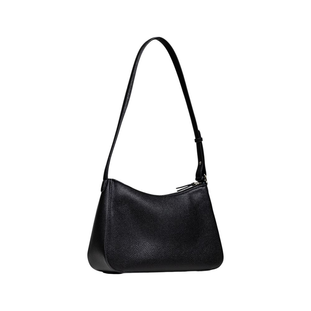 Elevate your essence with the Armani Exchange Black Polyester Handbag, a fusion of refined craftsmanship and modern elegance, perfect for the discerning individual.