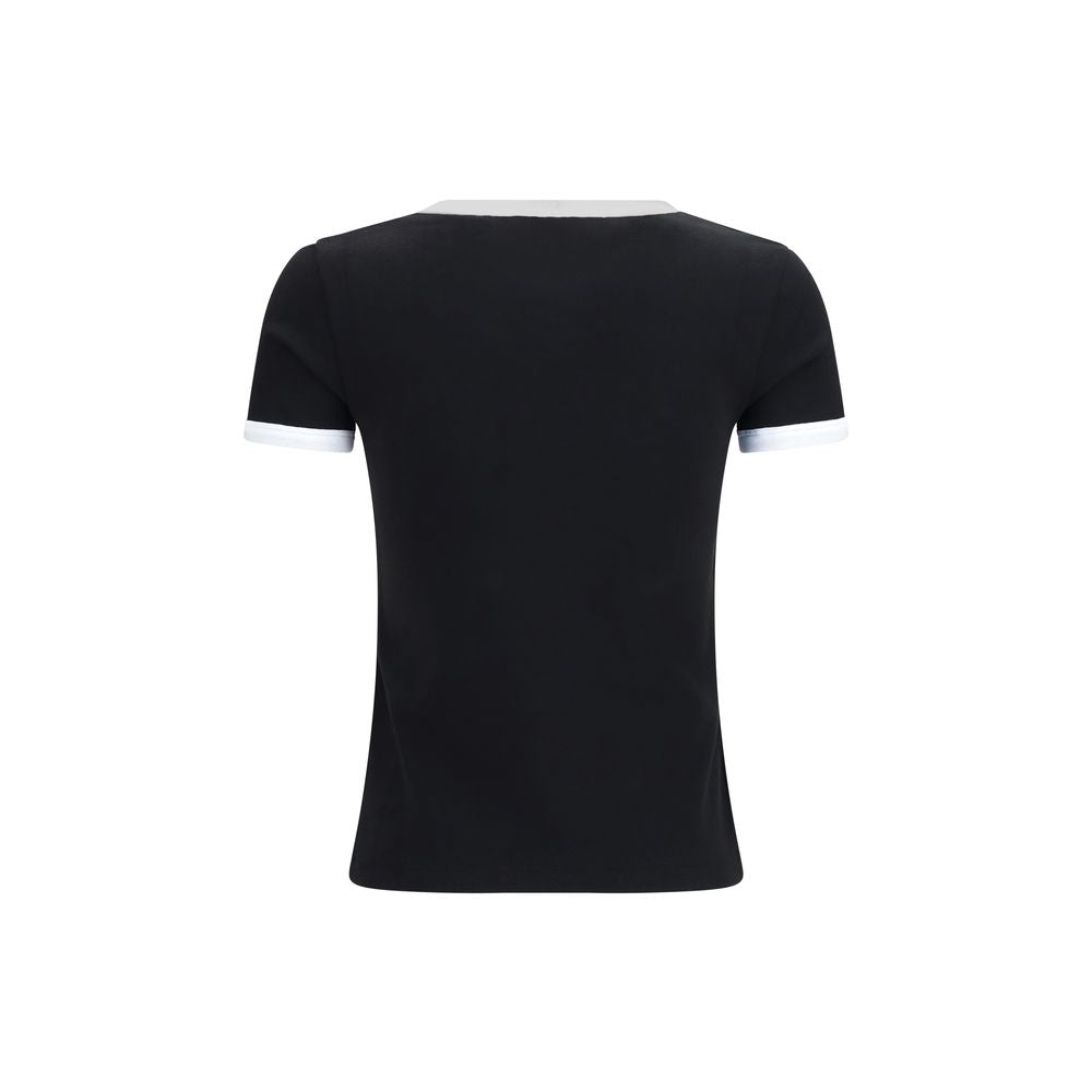 Elevate your style with the Kenzo Black Cotton T-Shirt, a luxurious embodiment of comfort and sophistication, featuring exquisite craftsmanship and timeless design.