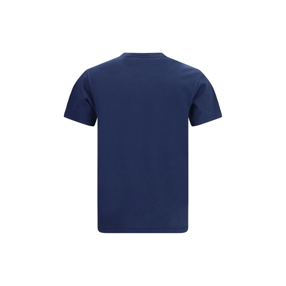 Elevate your wardrobe with the Kenzo Blue Cotton T-Shirt, a masterpiece of exquisite craftsmanship and luxurious Tulip embroidery, perfect for the discerning fashionista.
