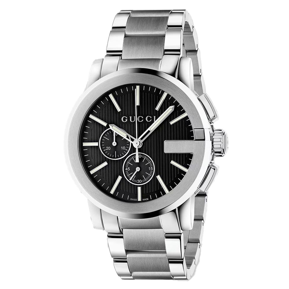 Discover the Gucci Gray Stainless Steel Dress Watch, a timeless symbol of elegance and precision, perfect for those who appreciate luxury and sophistication.