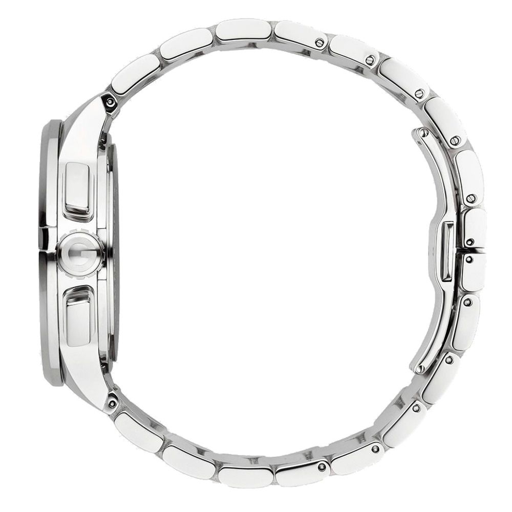 Discover the Gucci Gray Stainless Steel Dress Watch, a timeless symbol of elegance and precision, crafted for those who embrace luxury and sophistication.