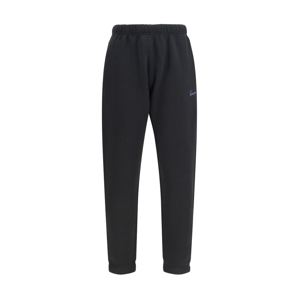 Elevate your wardrobe with Kenzo Black Cotton Joggers, crafted from soft, lightweight cotton for unparalleled comfort and timeless sophistication in every moment.