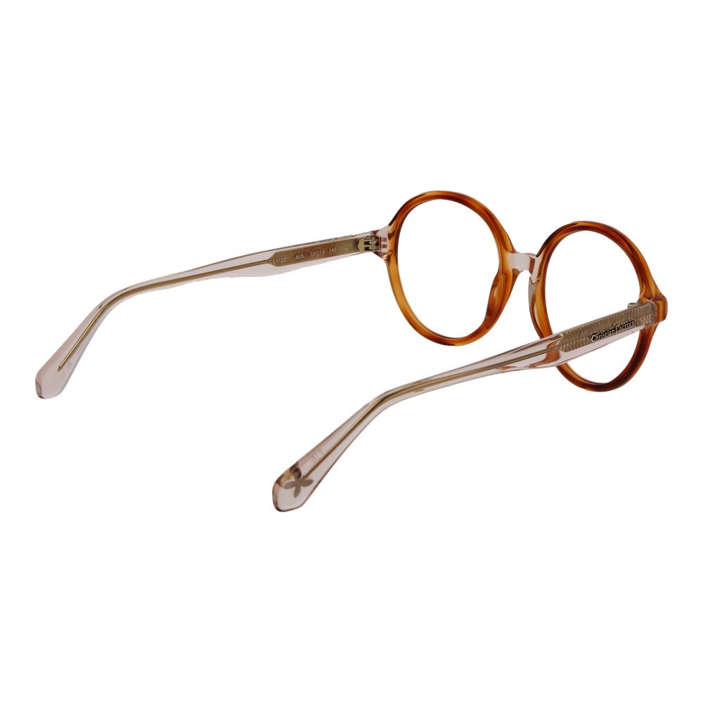 Christian Lacroix Brown Acetate Glasses, Artisanal Luxury Frames