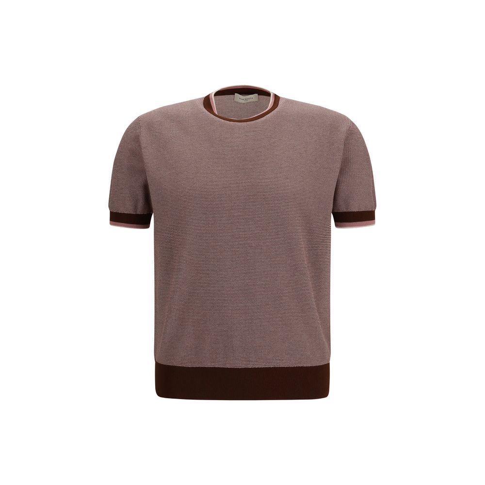 Piacenza Cashmere Multicolor Cotton Polo Shirt - Timeless Elegance