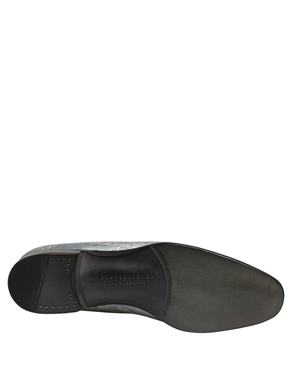 Dolce & Gabbana Gray Baroque Velvet Loafers, Exquisite Luxury