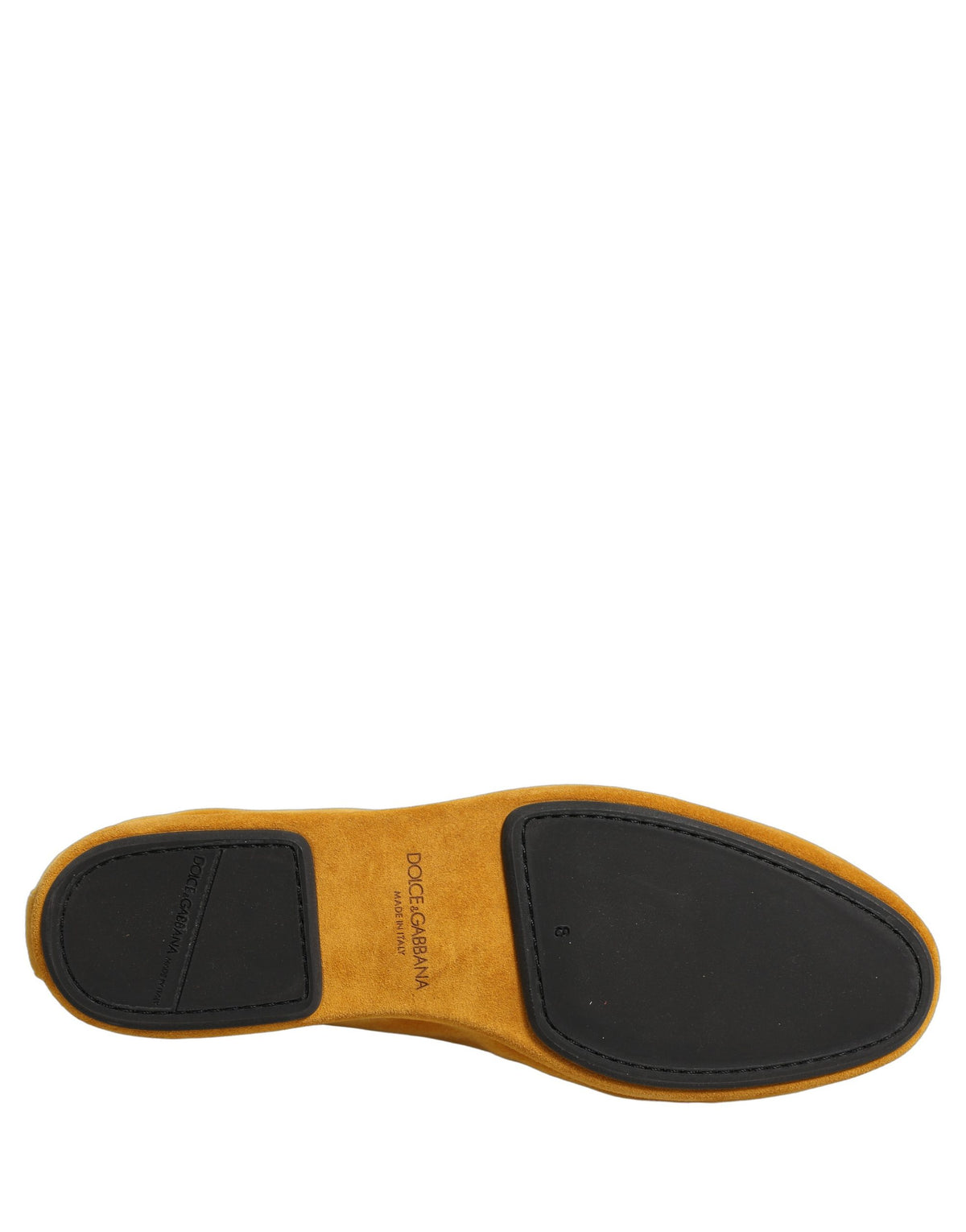 Dolce & Gabbana Yellow Velvet Heart Loafers - Luxurious Elegance