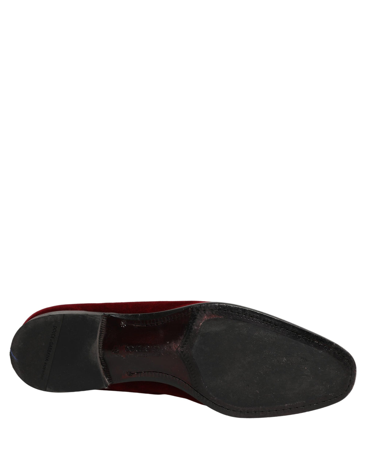 Dolce & Gabbana Maroon Suede Loafers - Exquisite Luxury Footwear