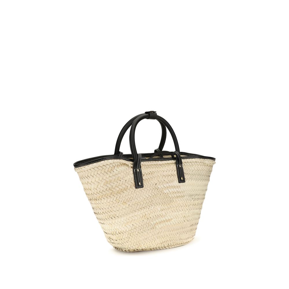 Jacquemus Beige Raffia Handbag