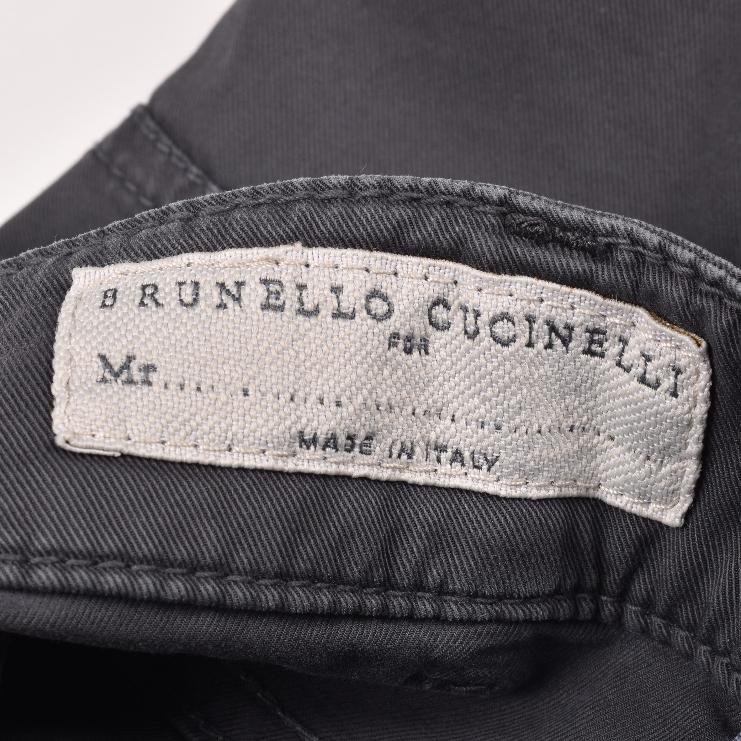 Brunello Cucinelli Gray Cotton Casual Pants