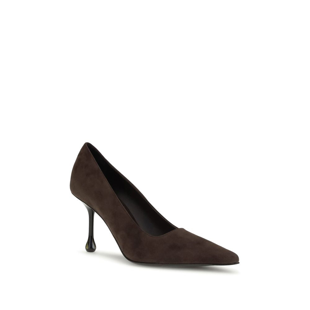 Jimmy Choo Brown Goatskin High Heel Pumps