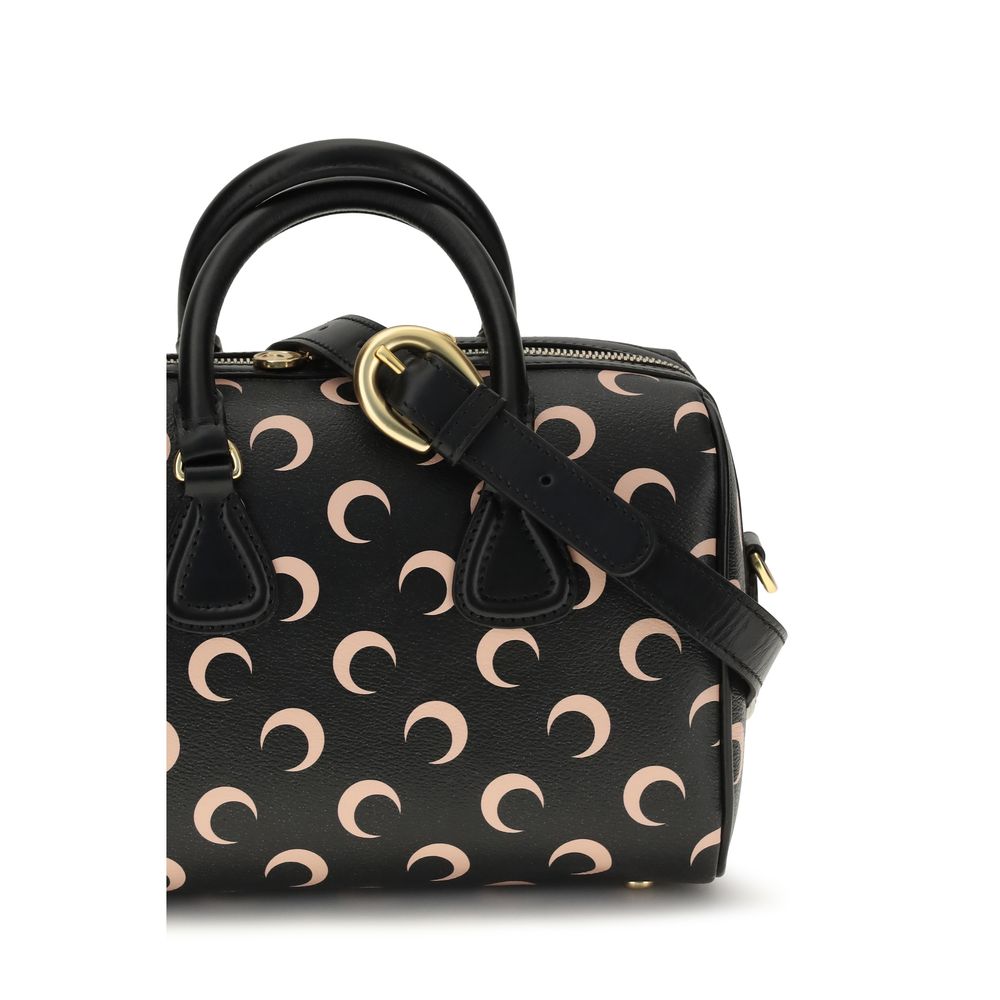 Marine Serre Black Polyethylene Shoulder Bag