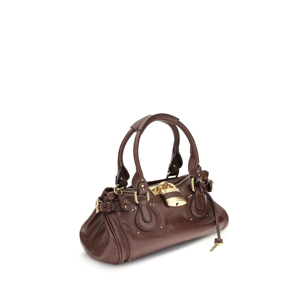 Chloé Bordeaux Calf Leather Shoulder Bag | Artisanal Luxury