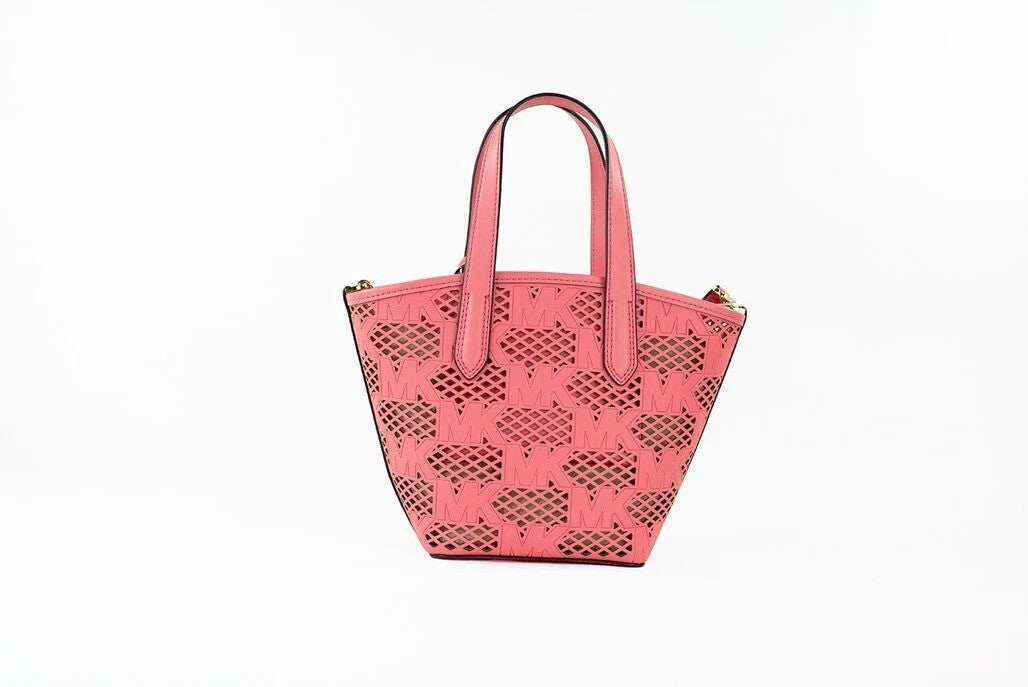 Elevate your style with the Michael Kors Kimber Small Tea Rose Leather bag, a luxurious blend of exquisite craftsmanship and versatile design for the discerning individual.