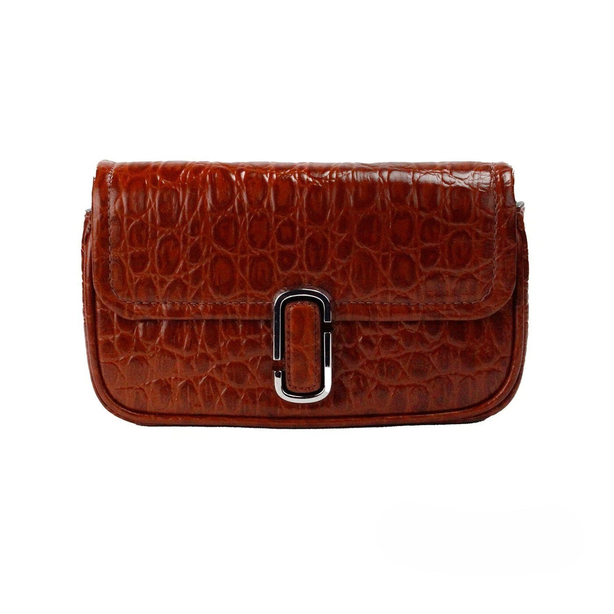 Discover the Marc Jacobs Mini Shoulder Bag, a masterpiece in embossed leather, exuding elegance and sophistication for those who appreciate refined luxury.