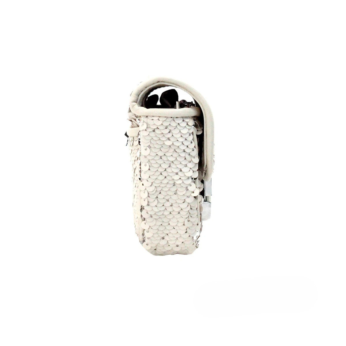 Elevate your style with the Marc Jacobs The Mini J Marc Shoulder Bag, a luxurious sequined leather masterpiece that embodies sophistication and timeless elegance.