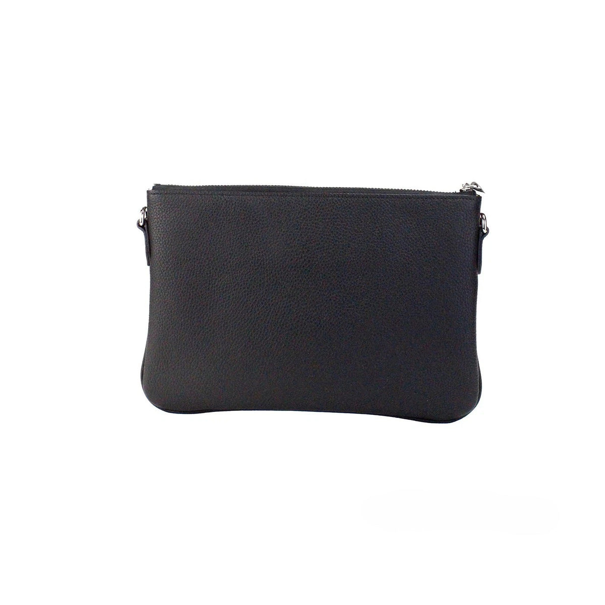Indulge in the Burberry Peyton Monogram Black Leather Pouch Crossbody Bag, a masterpiece of craftsmanship and elegance, perfect for the discerning individual.