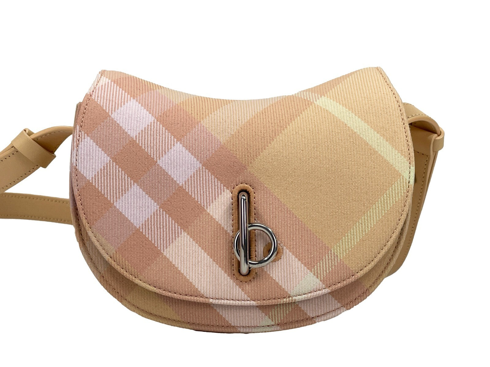 Burberry Mini Check Rocking Horse Crossbody Bag, artisanal luxury