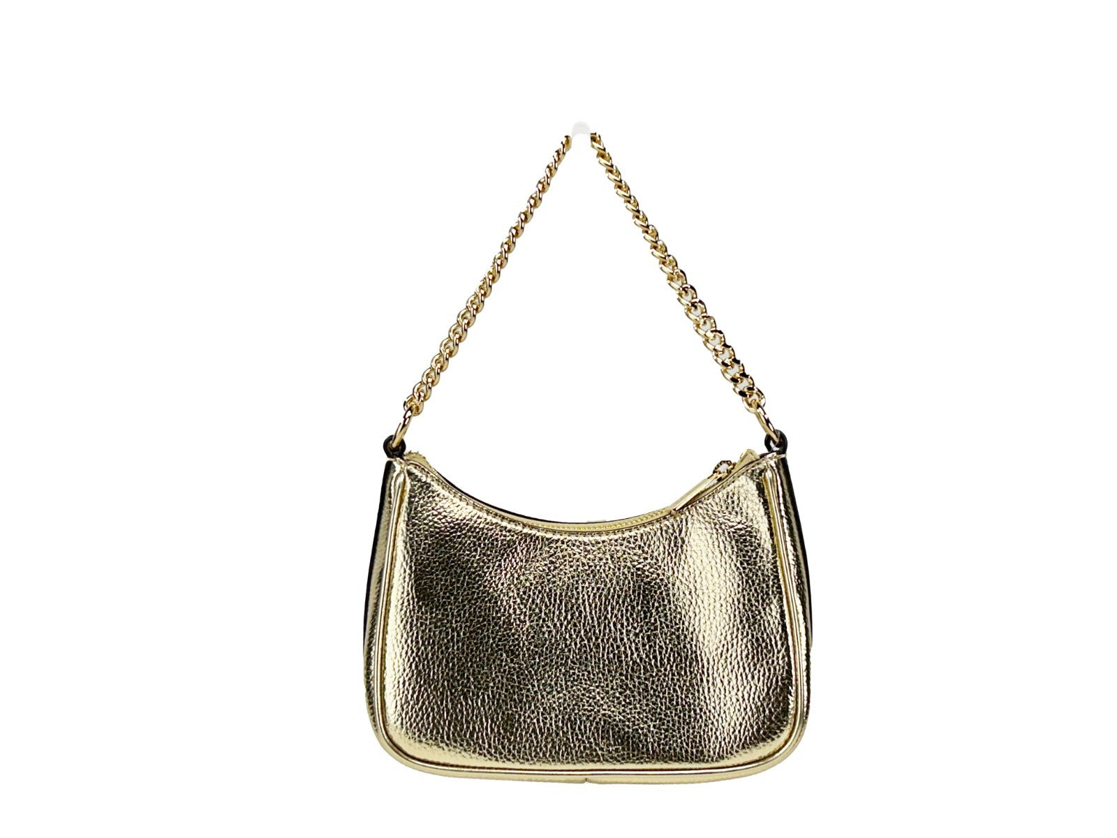 Elevate your style with the Michael Kors Small Pouchette Crossbody Bag, crafted from soft pebbled leather, embodying timeless elegance and sophisticated allure.