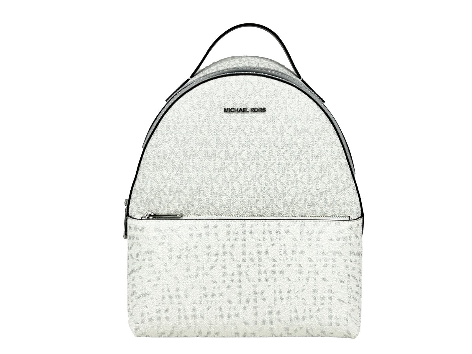 Indulge in the elegance of the Michael Kors Sheila Medium PVC Backpack, expertly crafted for the modern connoisseur, blending luxury with timeless sophistication.