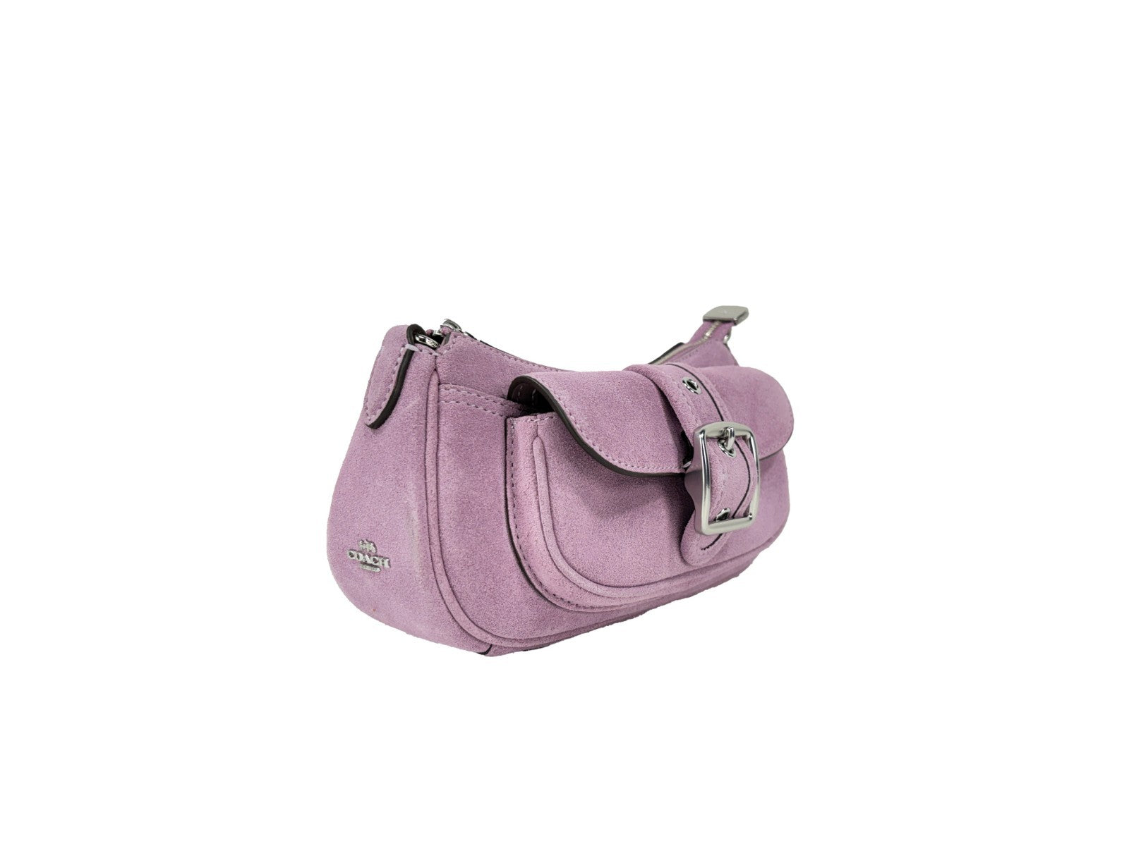 COACH Mini Ashton Suede Shoulder Bag - Exquisite Artisanal Luxury