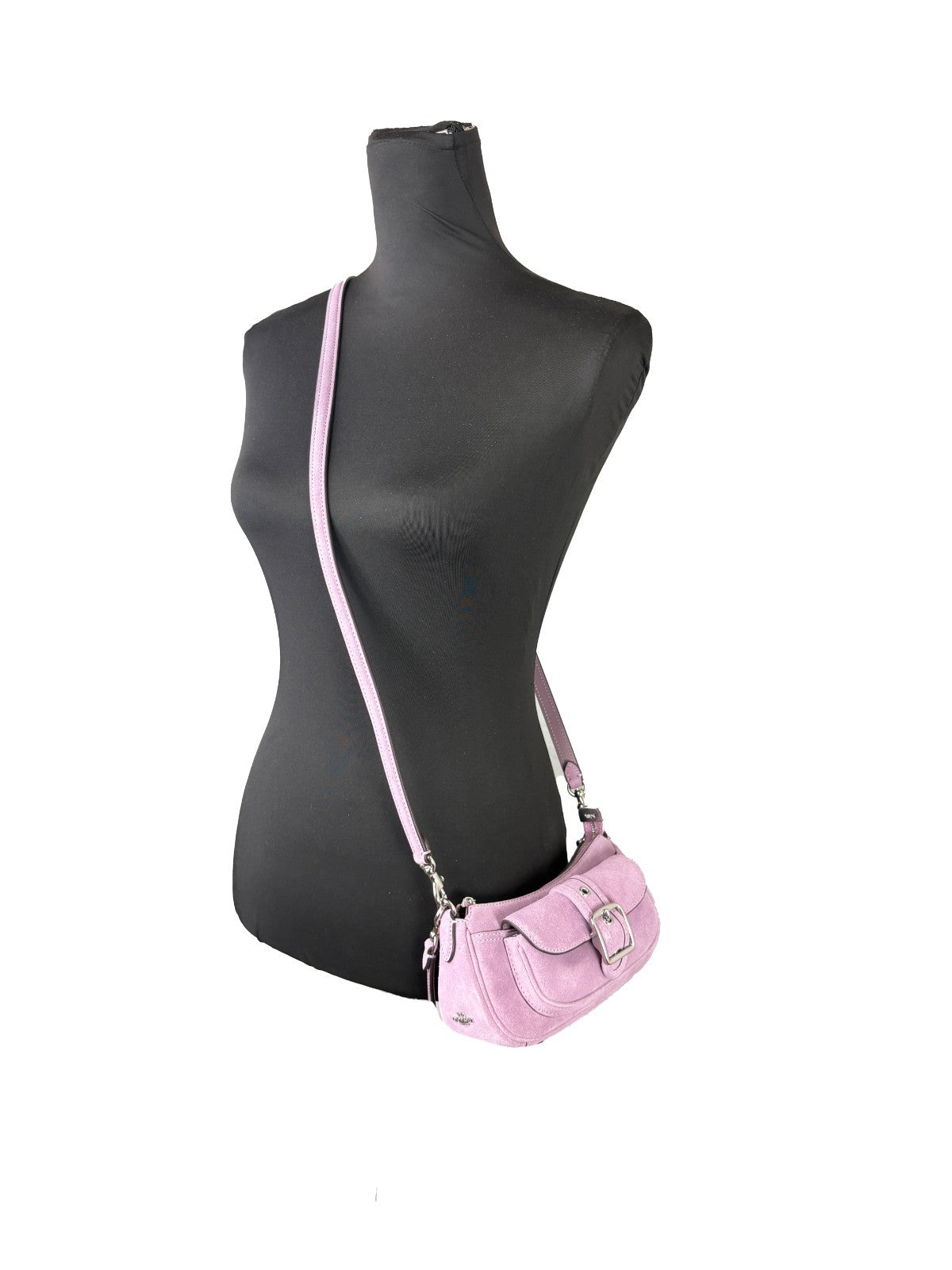 Coach Mini Ashton Suede Shoulder Bag - Exquisite Artisanal Luxury