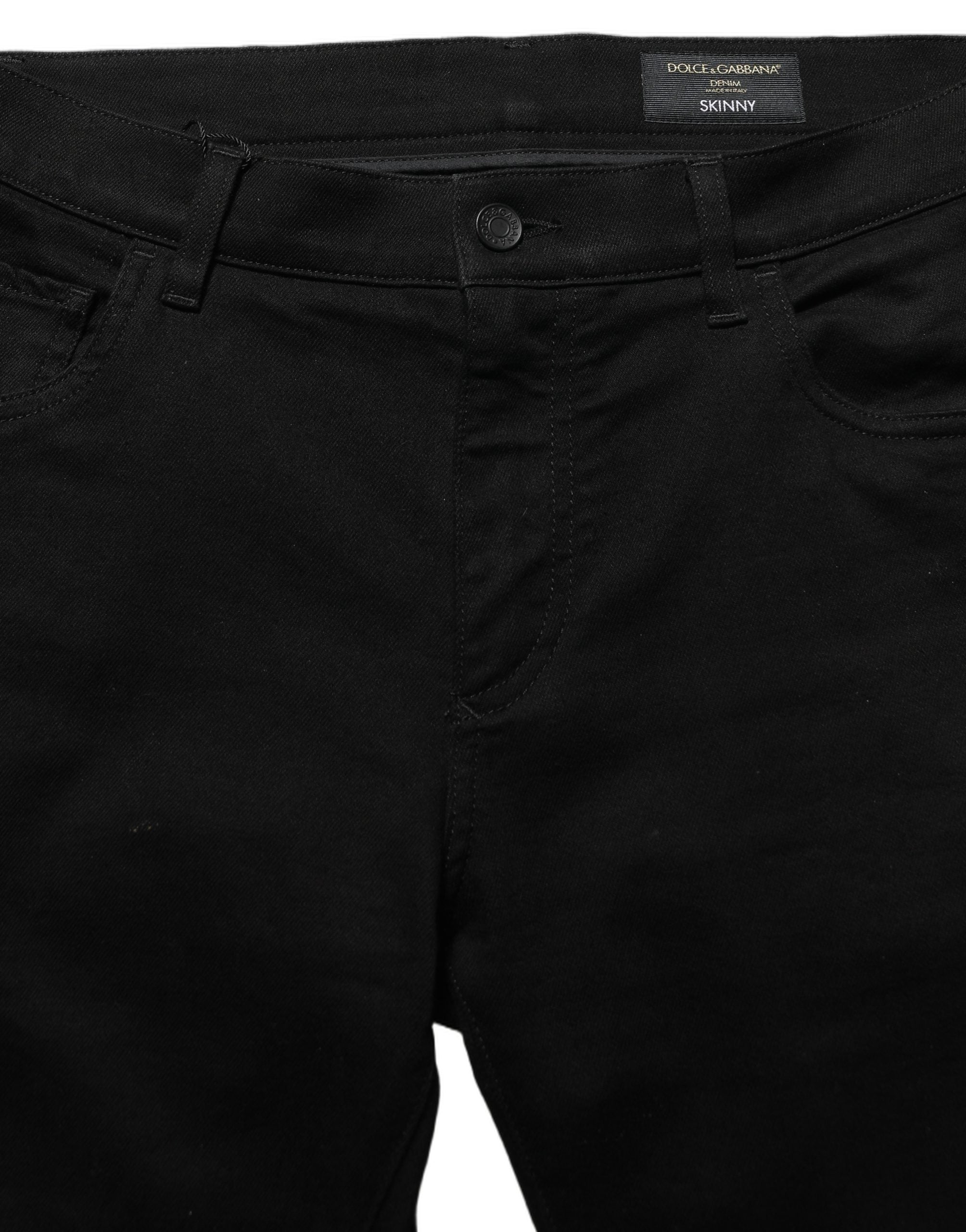 Dolce & Gabbana Black Skinny Jeans - Artisanal Luxury Fashion