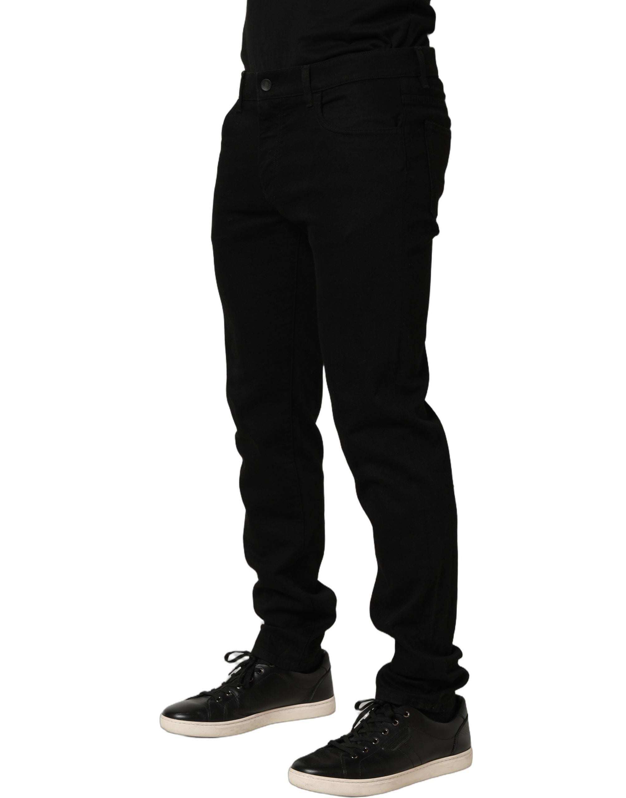 Dolce & Gabbana Black Skinny Jeans | Artisanal Luxury Denim