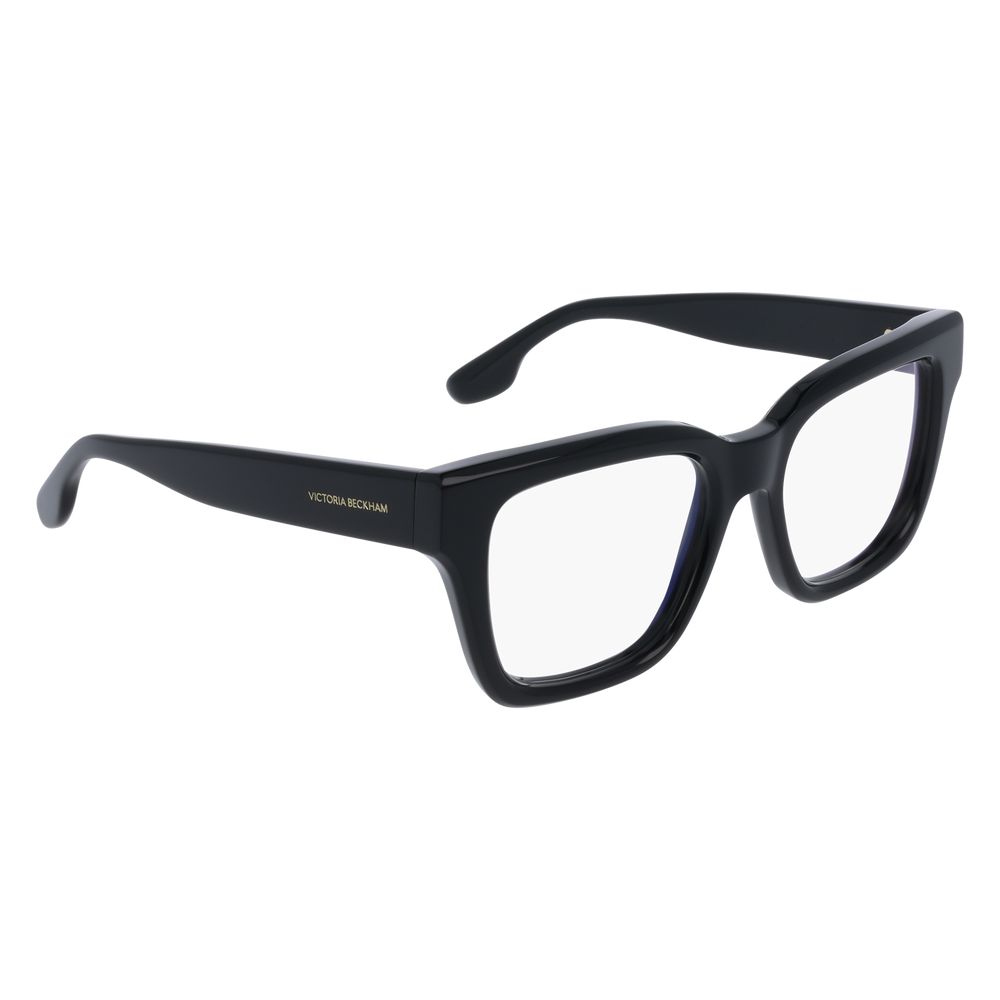Elevate your style with Victoria Beckham's Black Plastic Glasses, a timeless blend of modern luxury and exquisite craftsmanship, perfect for the discerning individual.