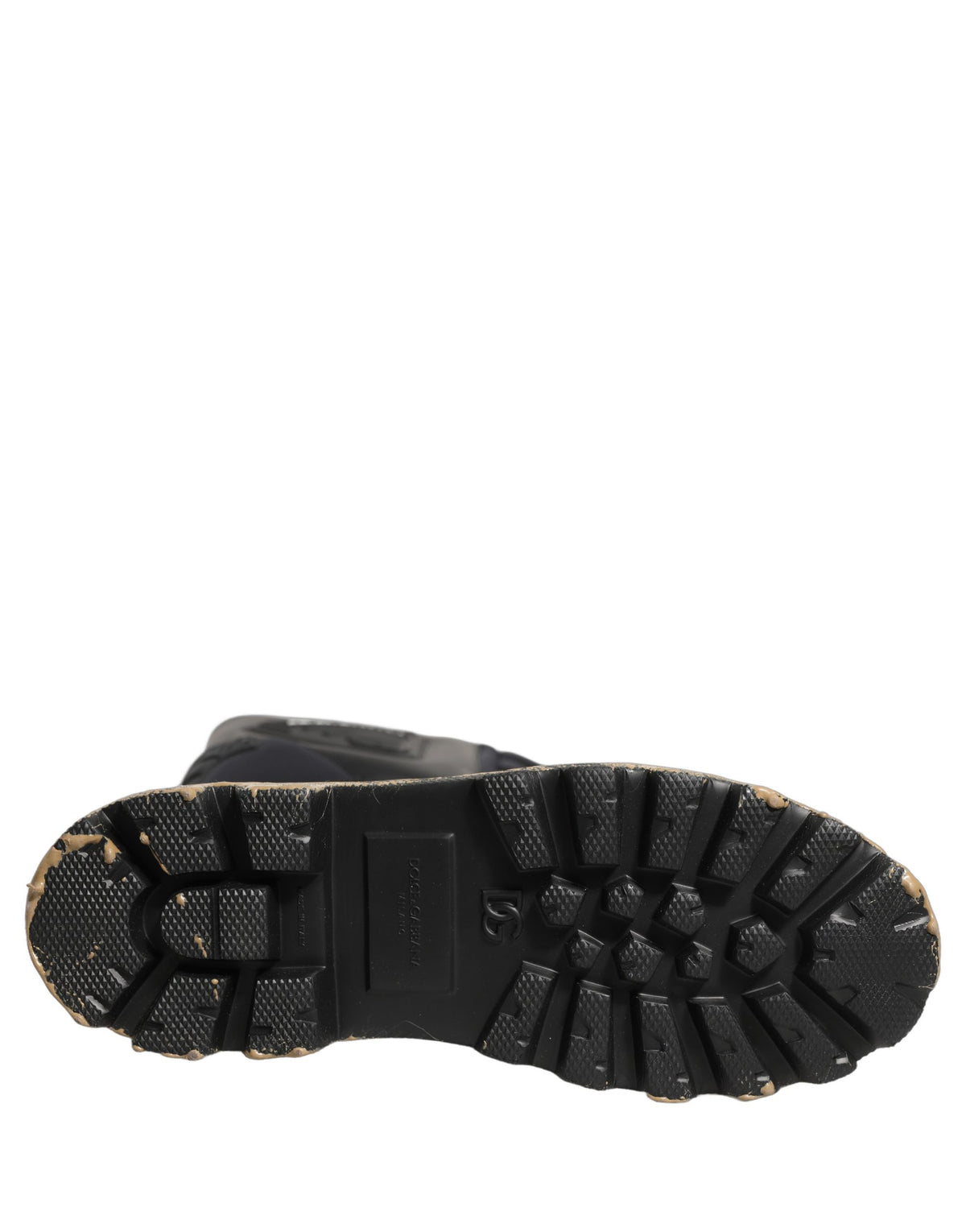 Dolce & Gabbana Black Leather Biker Mid Calf Boots - Luxury Redefined